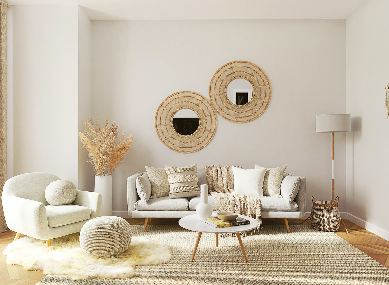 beige living room